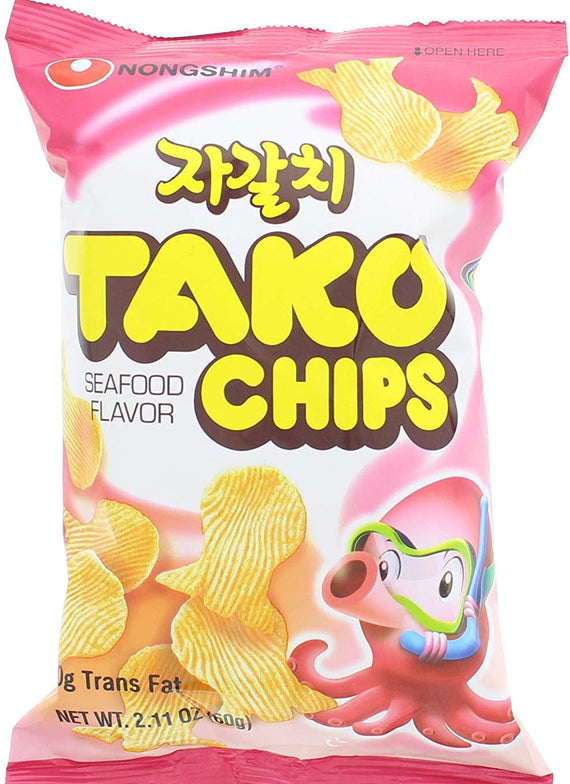 NONGSHIM Tako Chips Octopus Favored 60g